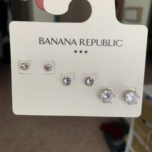 3pk Stud Earrings (not Banana Republic - just used holder)